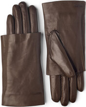 Laura Accessories Gloves Finger Gloves Brun Hestra*Betinget Tilbud