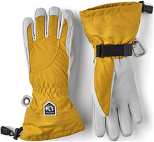Heli Ski Female - 5 Finger Accessories Gloves Finger Gloves Yellow Hestra