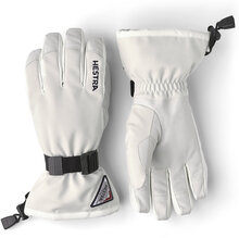 Powder Gauntlet - 5 Finger Accessories Gloves Finger Gloves Hvit Hestra*Betinget Tilbud
