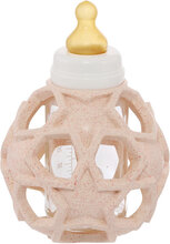 2In1 Baby Glass Bottle With Star Ball Cover Baby & Maternity Baby Feeding Baby Bottles & Accessories Baby Bottles Pink HEVEA