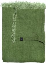 Levelin Throw Home Textiles Cushions & Blankets Blankets & Throws Green Himla