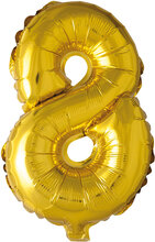Foil Balloon Number 8 Gold 86 Cm Home Kids Decor Party Supplies Gold Joker