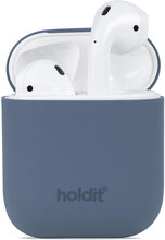 Silic Case Airpods Mobilaccessoarer-covers Airpods Cases Blue Holdit