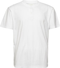 Hco. Guys Knits T-shirts Short-sleeved Hvit Hollister*Betinget Tilbud