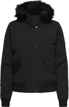 Hco. Girls Outerwear Outerwear Parka Coats Black Hollister