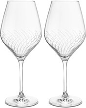Cabernet Lines Rødvinsglas 52 Cl 2 Stk. Home Tableware Glass Wine Glass Red Wine Glasses Nude Holmegaard