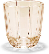 Lily Vannglass 32 Cl Toffee Rose 2 Stk. Home Tableware Glass Drinking Glass Rosa Holmegaard*Betinget Tilbud