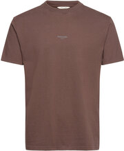 Tucker Oslo Tee Designers T-shirts Short-sleeved Brown HOLZWEILER