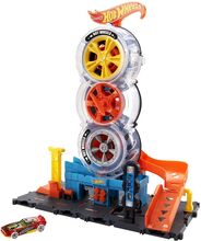City Super Twist Tire Shop Toys Toy Cars & Vehicles Race Tracks Multi/patterned Hot Wheels