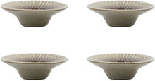 Egg Cup, Hdpleat, Grey/Brown Home Tableware Bowls Egg Cups Grey House Doctor