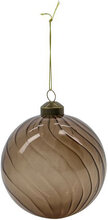 Ornament, Fluted Home Decoration Christmas Decoration Christmas Baubles & Tree Accessories Brown House Doctor