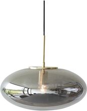 Reflect Pendant Ellipse Home Lighting Lamps Ceiling Lamps Pendant Lamps Silver Hübsch