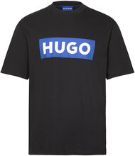 Nico Tops T-shirts Short-sleeved Black HUGO BLUE