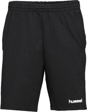 Hmlgo Cotton Bermuda Shorts Sport Shorts Sweat Shorts Black Hummel