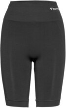 Hmltif Seamless Cyling Shorts Sport Running-training Tights Seamless Tights Black Hummel