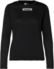 Hmlte Tola T-Shirt L/S T-shirts & Tops Long-sleeved Svart Hummel*Betinget Tilbud