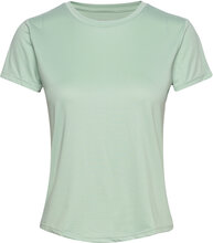 Hmlmt Aura Mesh T-Shirt T-shirts & Tops Short-sleeved Grønn Hummel*Betinget Tilbud