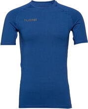 Hml First Performance Jersey S/S Sport T-Kortærmet Skjorte Blue Hummel