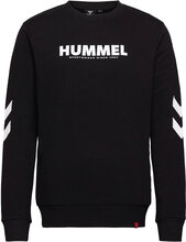 Hmllegacy Sweatshirt Sweat-shirt Genser Svart Hummel*Betinget Tilbud