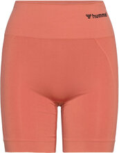 Hmltif Seamless Shorts Sport Shorts Sport Shorts Orange Hummel