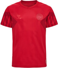 Dbu 22 Landsholdstrøje Home Børn Sport T-shirts Football Shirts Red Hummel