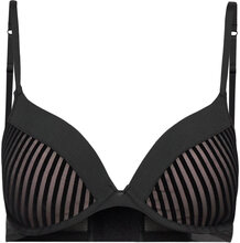 Pia Pp Push Lingerie Bras & Tops Push Up Bras Svart Hunkemöller*Betinget Tilbud