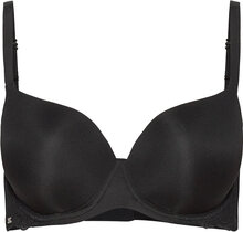 Angie Pd Lingerie Bras & Tops T-shirt Bras Svart Hunkemöller*Betinget Tilbud