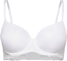 Angie Pd Lingerie Bras & Tops T-shirt Bras Hvit Hunkemöller*Betinget Tilbud