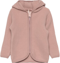 Jacket Ears Soft Wool Tops Sweatshirts & Hoodies Hoodies Pink Huttelihut