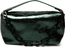 Chase Metallic Structure Bags Clutches Green HVISK