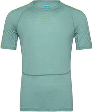 Men 125 Z Knit™ Ss Crewe Tops T-Kortærmet Skjorte Green Icebreaker