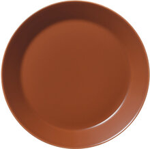 Teema Plate 21Cm Vintage Brown Home Tableware Plates Dinner Plates Brown Iittala