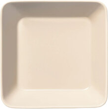 Teema Plate 16X16Cm Linen Home Tableware Plates Small Plates Beige Iittala*Betinget Tilbud