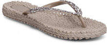 Flip Flop With Glitter Shoes Summer Shoes Sandals Flip Flops Grey Ilse Jacobsen