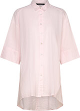 Shirt Tops Shirts Short-sleeved Pink Ilse Jacobsen