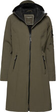 Functional Raincoat Outerwear Rainwear Rain Coats Grønn Ilse Jacobsen*Betinget Tilbud