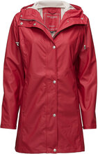 Raincoat Outerwear Rainwear Rain Coats Rød Ilse Jacobsen*Betinget Tilbud