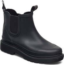 Short Rubber Boots Regnstövlar Skor Black Ilse Jacobsen