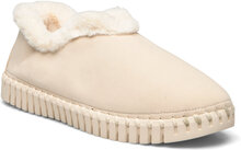 Flats Slippers Tofflor Cream Ilse Jacobsen