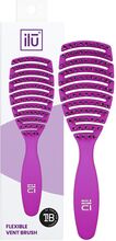 Ilu Brush Easy Detangling Purple Beauty Women Hair Hair Brushes & Combs Detangling Brush Nude ILU