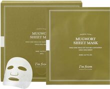 Mugwort Sheet Mask Beauty WOMEN Skin Care Face Face Masks Sheet Mask Nude I'm From*Betinget Tilbud