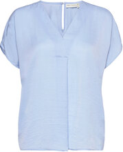 Rindaiw Top Blouses Short-sleeved Blå InWear*Betinget Tilbud