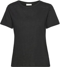 Almaiw Tshirt Tops T-shirts & Tops Short-sleeved Black InWear