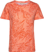 Almaiw Print Tshirt T-shirts & Tops Short-sleeved Oransje InWear*Betinget Tilbud