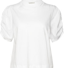 Payanaiw Woven Trim Tshirt Tops T-shirts & Tops Short-sleeved White InWear
