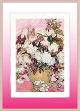 Artist Paper - Elementary Pastel Roses Home Decoration Posters & Frames Posters Botanical Multi/patterned Incado