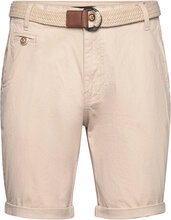 Inconor Bottoms Shorts Chinos Shorts Beige INDICODE