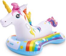 Intex Ride-On Unicorn Toys Bath & Water Toys Water Toys Bath Rings & Bath Mattresses Multi/mønstret INTEX*Betinget Tilbud