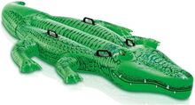 Intex Giant Gator Ride-On Toys Bath & Water Toys Water Toys Bath Rings & Bath Mattresses Green INTEX
