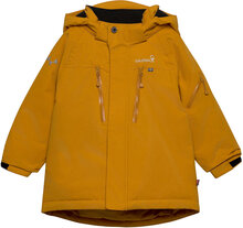 Helicopter Winter Jacket Kids Sport Snow-ski Clothing Snow-ski Jacket Yellow ISBJÖRN Of Sweden